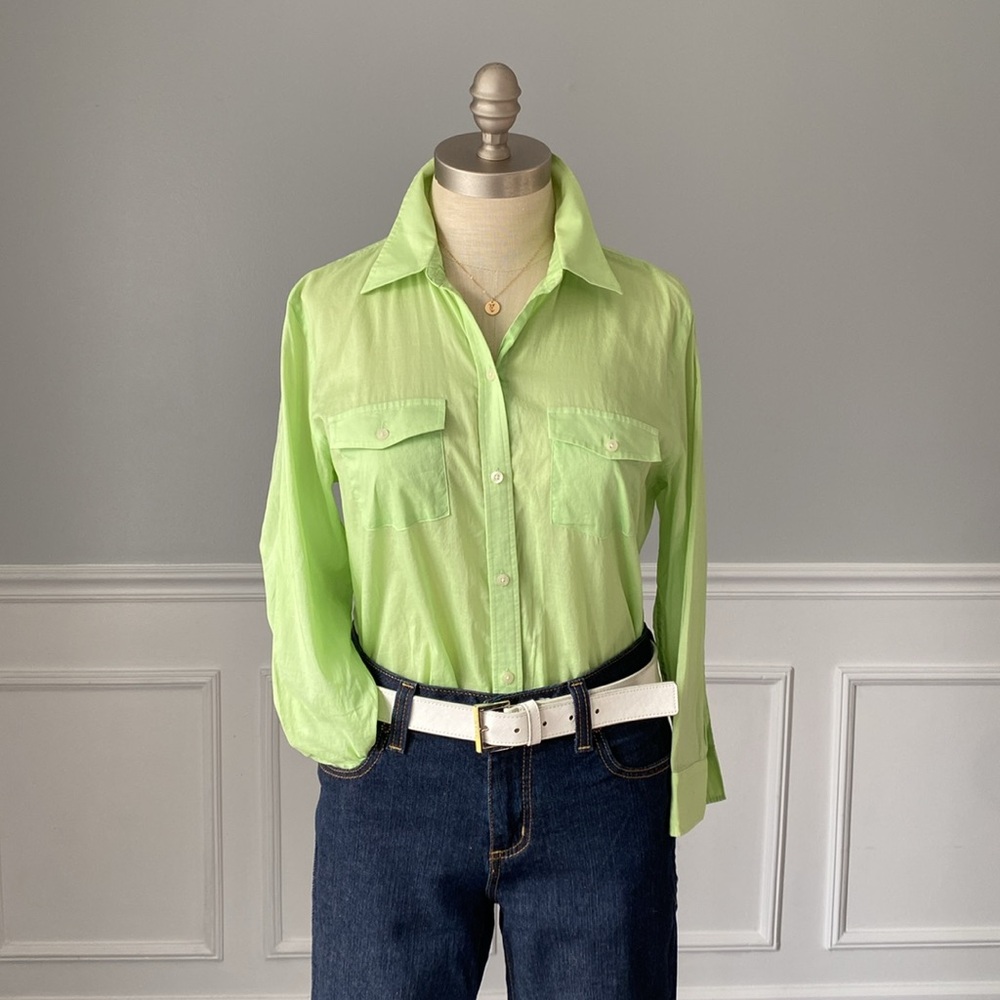 Lauren Ralph Lauren Ramie Cotton Blend Knit Top